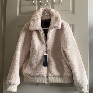 Banana Republic Sherpa Bomber Jacket